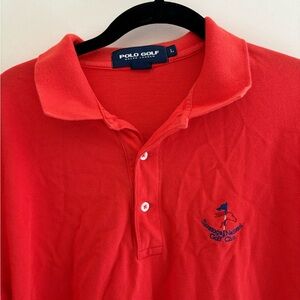 Saratoga National Polo by Ralph Lauren Red Classic Polo Shirt